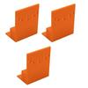 Stepped Positioning Plate for Wardrobe Side Closing Applications with Stair Step Design for Accurate Vertical Limit Alignment