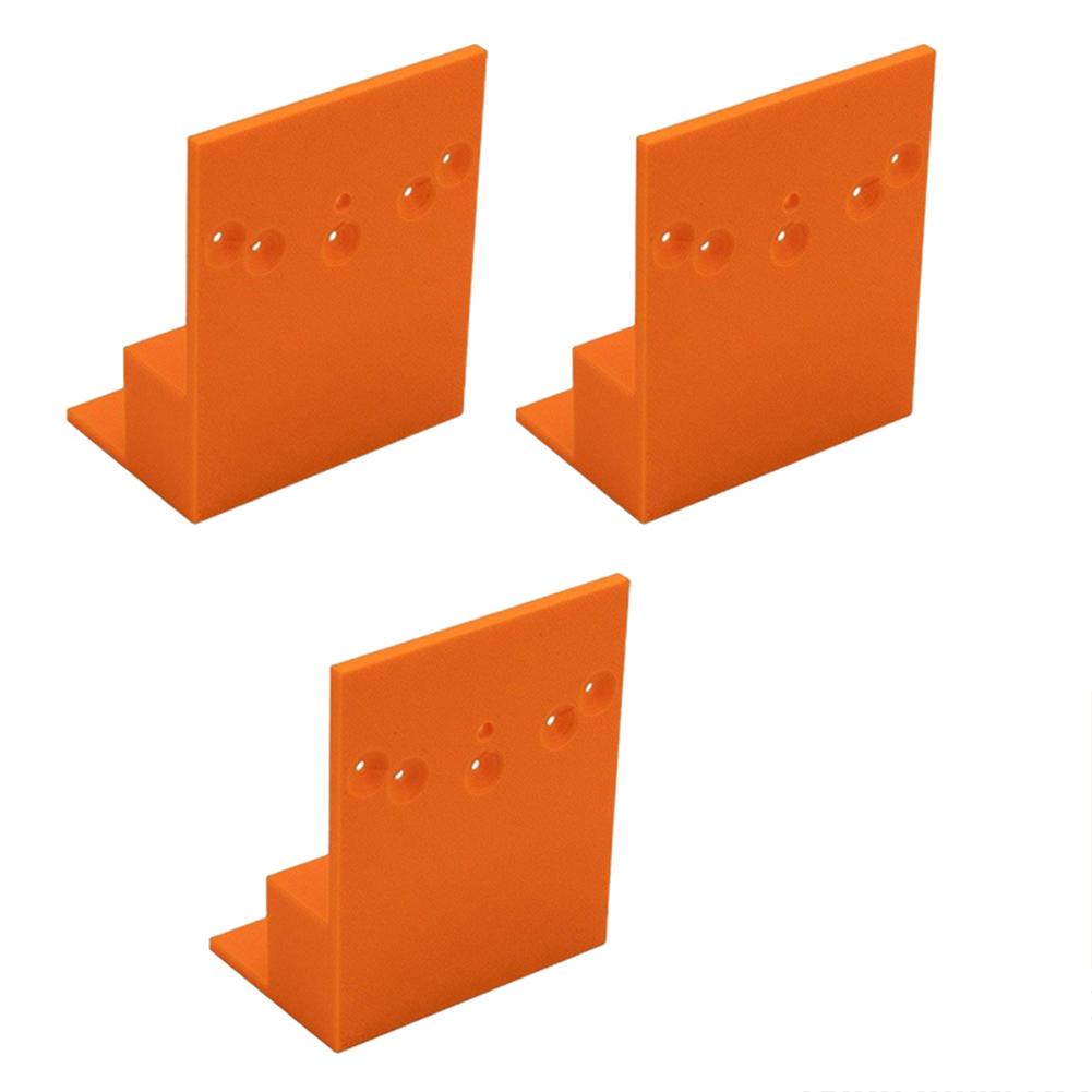 Stepped Positioning Plate for Wardrobe Side Closing Applications with Stair Step Design for Accurate Vertical Limit Alignment