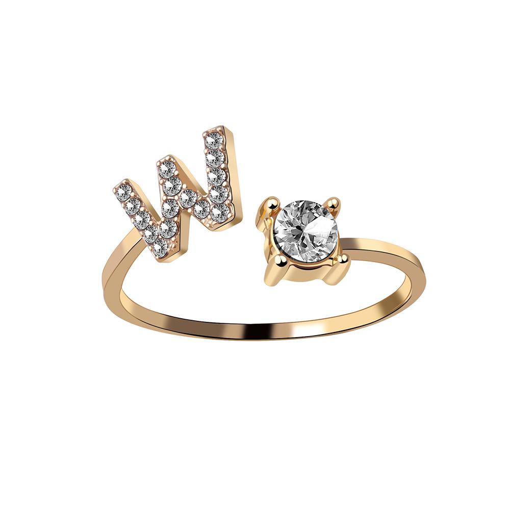 Korean-Style Adjustable Ladies' Diamond Ring