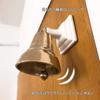 HIGHAWK Doorbell Copper Antique Brass Home Interior Good Luck Chime, Bell, Doorbell, Decor, Entryway, Decor, Matte, (Large, Double-Sided Tape)