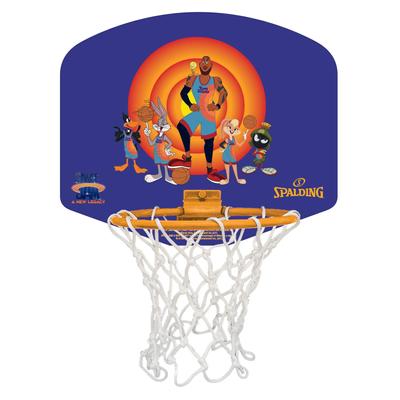 SPALDING Mini Basketball Set Space Jam, Unisex Purple Basketball Backboard