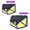Cross-Border Solar Wall Lamp: Four-Sided Luminous Induction Light for Courtyard and Stairs