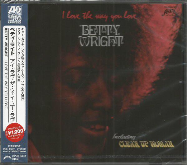 

CD BETTY WRIGHT I Love the Way You Love WPCR27511 Alston Records 2012 Japan SoulFunk Used