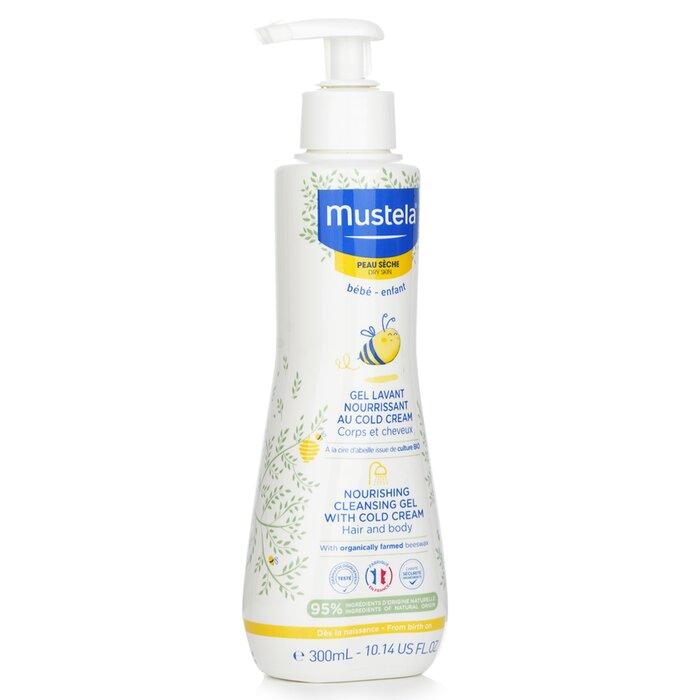 Mustela Baby Nourishing Cleansing Hair and Body Gel with Cold Cream for Dry Skin 300ml