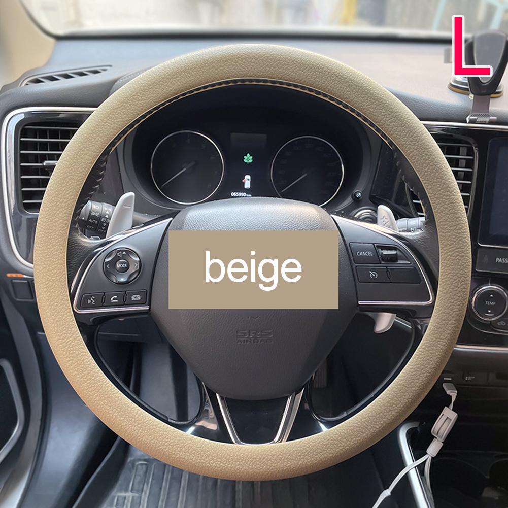 Universal Car Silicone Steering Wheel Elastic Glove Cover Texture Soft Multi Color Auto Decoration DIY Covers Car Accessories