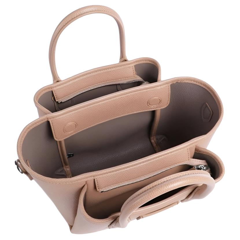 Emporio Armani Logo-Detail-Aufnäher Tragetasche Damen Tragetaschen Braun EW002328AF17799M1188