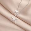 Cazador Starfish Pendant Necklace for Women 2026 Jewelry Stainless Steel Choker Summer Bohemian Birthday Gift Wholesale