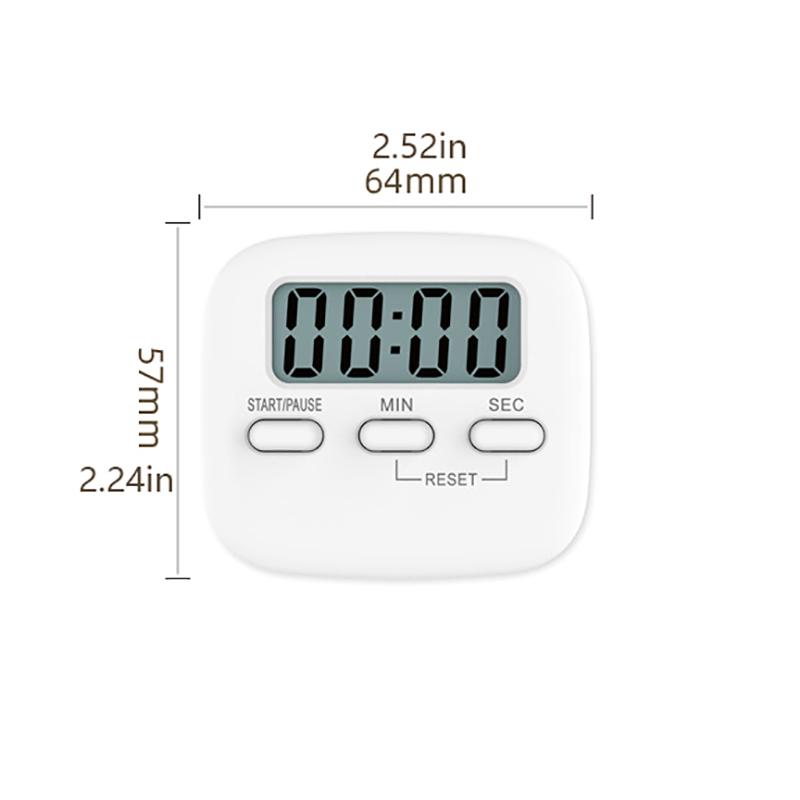 Lcd Digital Display Timer Alarm Clock Sleep Stopwatch Clock House Kitchen Cooking Shower Study Kitchen Countdown Timer