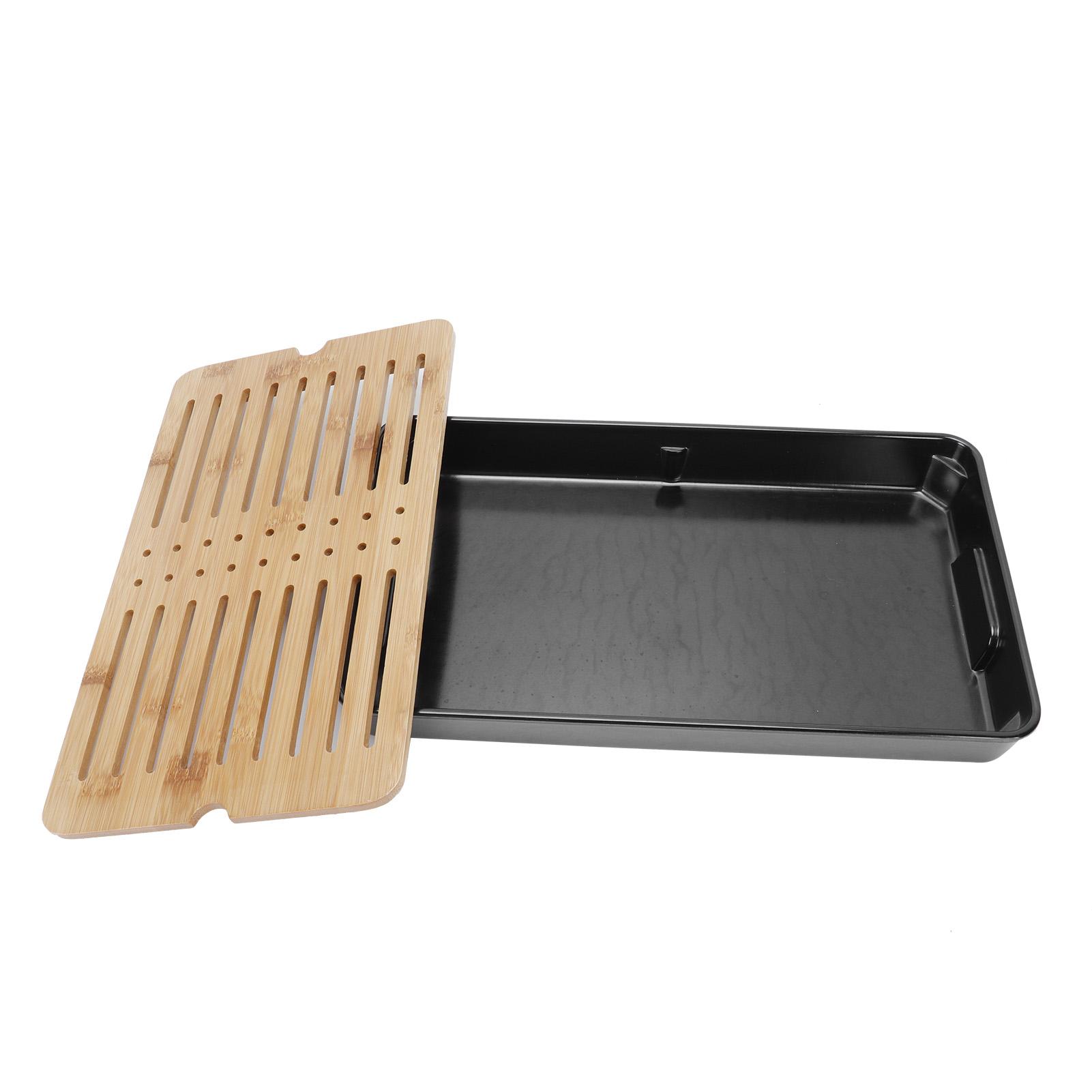 Rectangle Bamboo Tea Tray Teapot Mat S ving Tray Draining Board Tea Set Home Kitchen Use