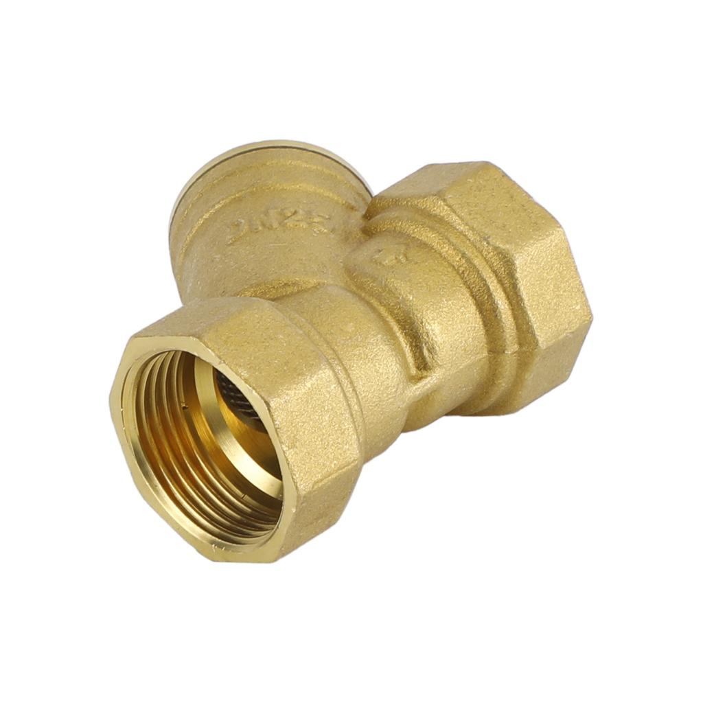 1" Female NPT Brass Y Strainer For Fire Alarm Lines and Plumbing
