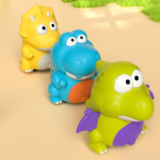 Kids Electric Magnetic Dinosaur Toy Baby Tummy Time Crawling Dinosaur Toy Educational Infant Toddler Boy Girl Swing Dino Toy