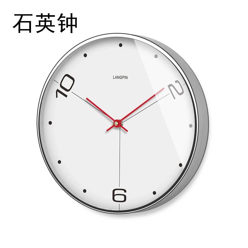 

Nordic Large Wall Clock Modern Design Living Room Bedroom Office Metal Clocks Wall Watch Klokken Wandklokken Home Decor FZ116 12 inch