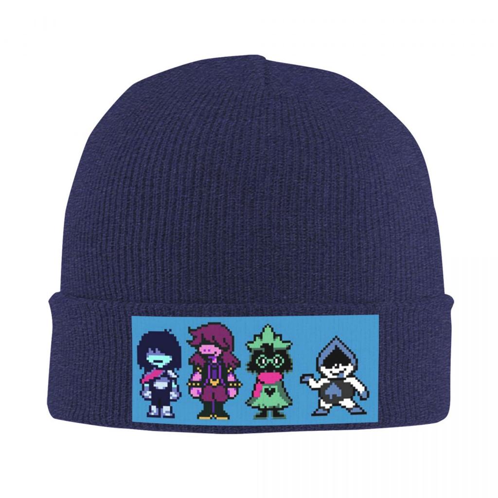 Game Deltarune Kris Ralsei Susie Warm Knitted Cap Fashion Bonnet Hat Autumn Winter Outdoor Beanies Hats for Unisex Adult