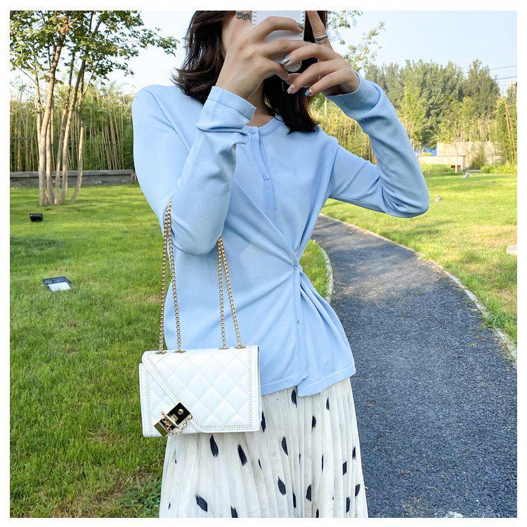 SCIONE Bag Female Rhombic Chain Handbag Fashion Small Square Bag Temperament Small Fragrance Shoulder Bag