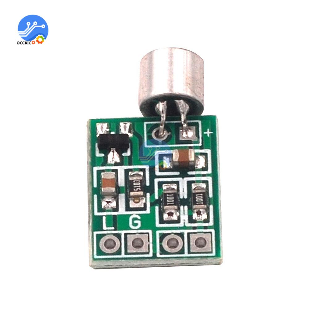 1/2/3/5/10pcs Mini Microphone Audio Amplifier Module Speaker Circuit Board DC 2.5-9V 14x12mm Mic Accessories