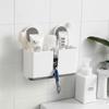 Sink Storage Rack with Suction Cup - White