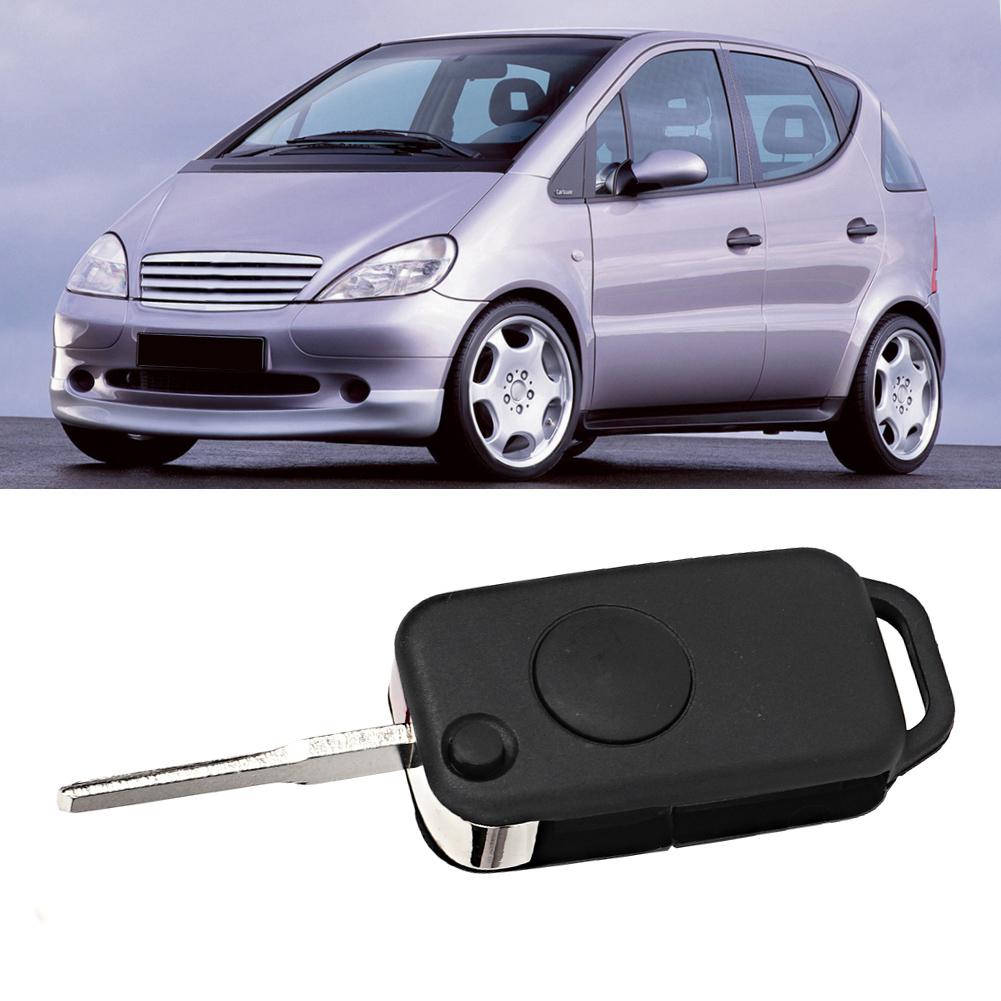 Smart Key Flip Case 1 Button Cover with Blade Fits for Mercedes Benz W168 W124 W202 1984 2004