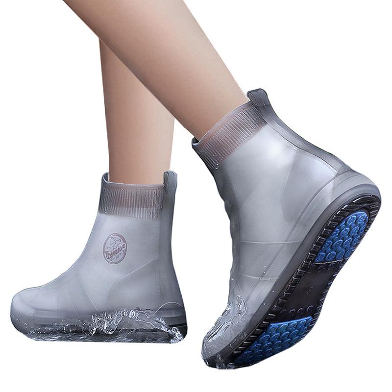 Waterproof Non-slip Silicone Rain Boots for Kids & Women - Reusable, Thickened, Anti-fouling Overshoes