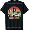 40 Years Old Classic 1986 Vintage Cassette Tape Funny 40th T Shirts Men Streetwear Tee Shirt Short Sleeve Unisex Loose Clothing