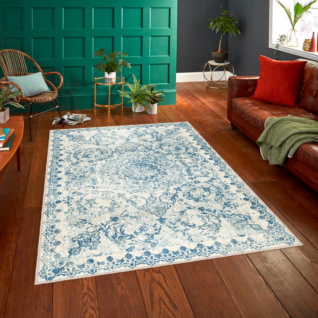 Decorative Area Rugs, Rugs For Living Room, Machine Washable Rug, Non Slip Rug