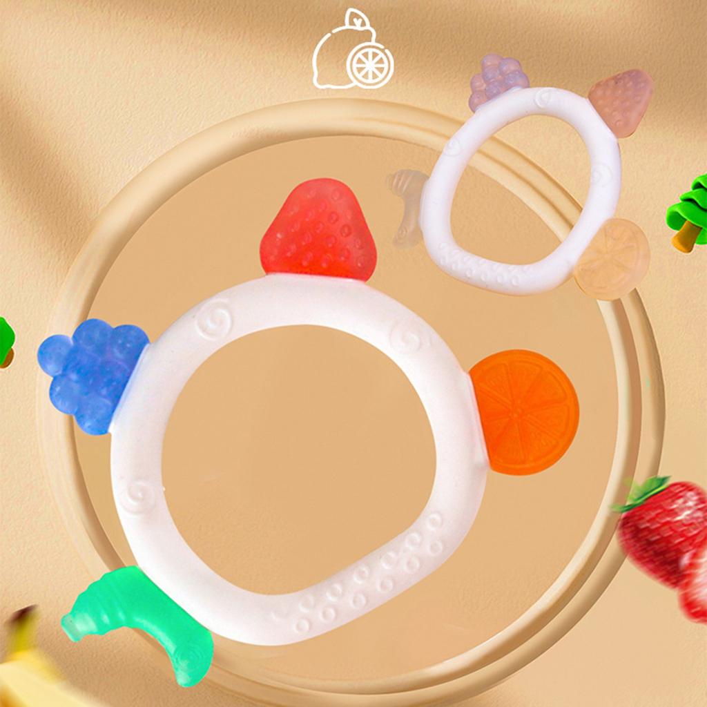 Fruit Contact Teething Gel, Food-grade Silicone, Baby Gel, Soothing And Anti-sucking Hands, Baby Teething Gel, Maternal And Infant Products