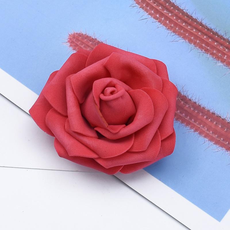 

30/50 Штук 7 см Пенопластовый Мишка из Роз DIY Подарки на День Святого Валентина Свадебное Украшение для Дома и Комнаты Свадебные Аксессуары Искусственные Цветы 30 Pieces