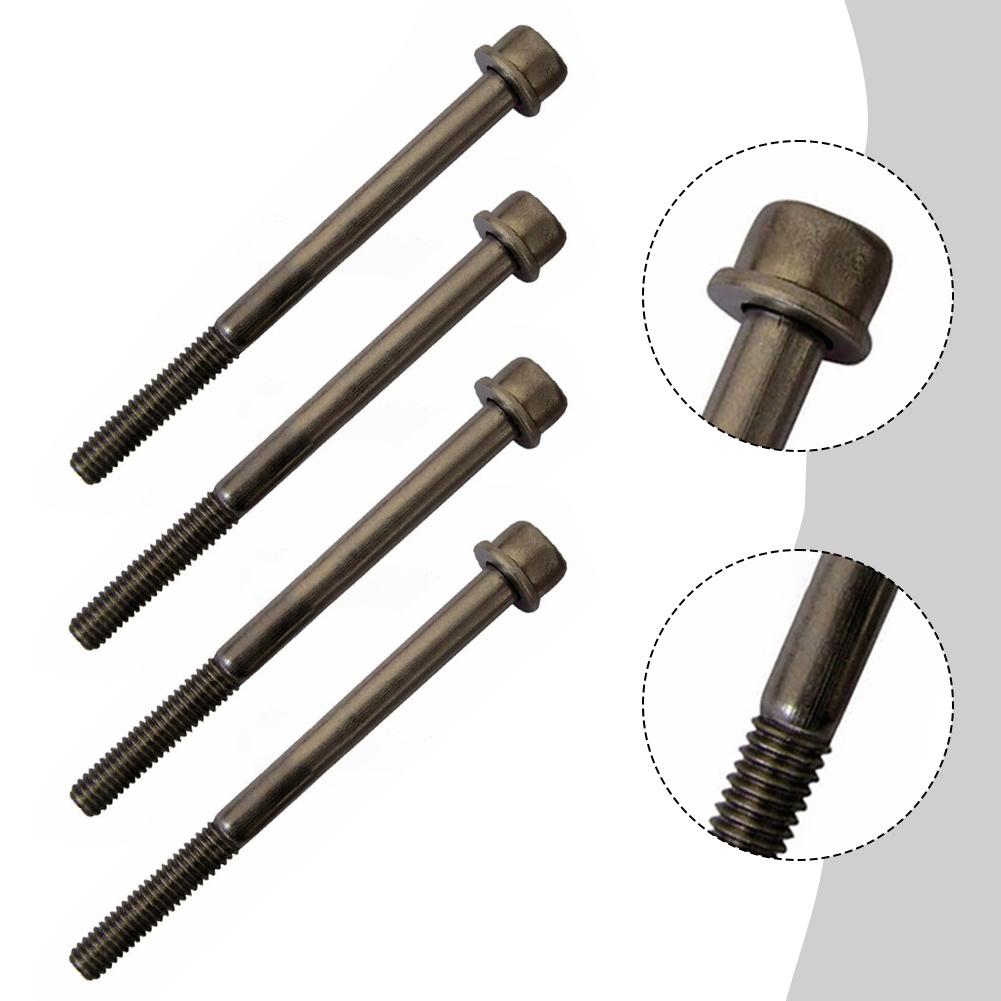 4 szt. Śruby Zamienne do Pił Łańcuchowych Pasują do Modeli 136 137 141 530016044 Zaprojektowane dla Stałej Wydajności Piły Łańcuchowej