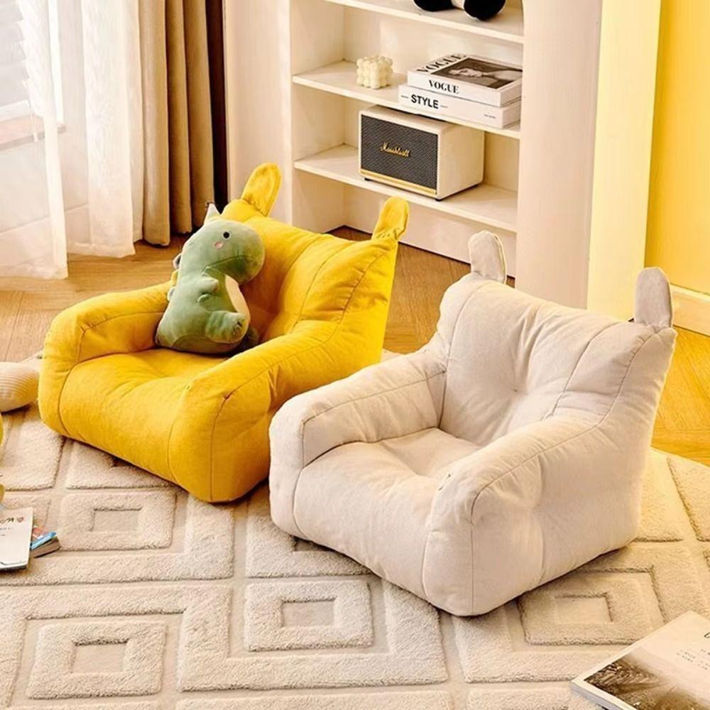Storage Bag Lazy Sofa Soft Fabric Seating Furniture Bear Shaped Children's Bear Sofa Living Room