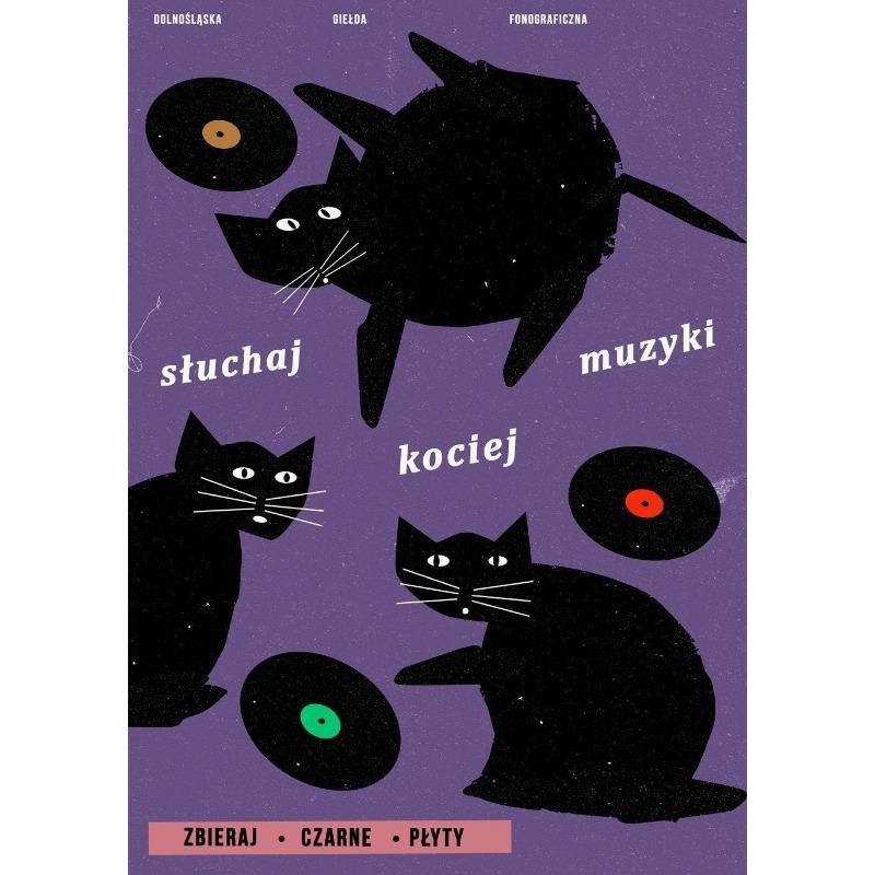 Original Polish Funny Abstract Animal Retro Poster Canvas Printing World Cat Day Dog Storks Wall Art Club Room Home Bar Decor