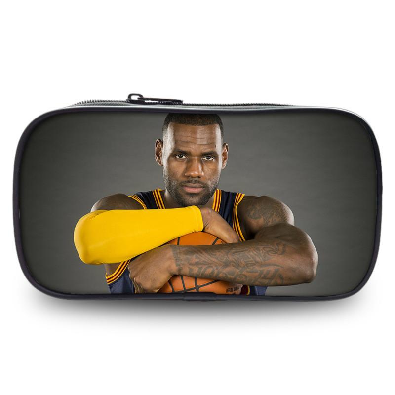 Trousse NBA Allstar Sac de Rangement Grande Capacité en Nylon pour Étudiants et Usage de Bureau