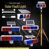 Double-Sided Solar LED Traffic Warning Strobe Light for Construction Sites