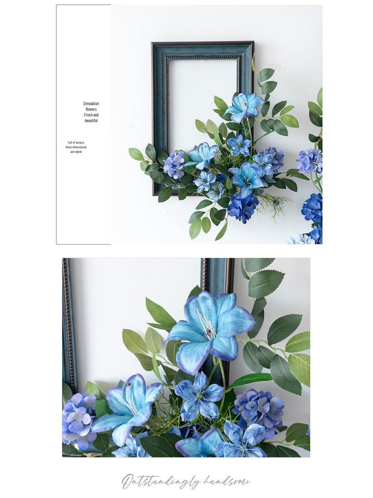 Floral Art Photo Frame Set for Wall and Window Decoration