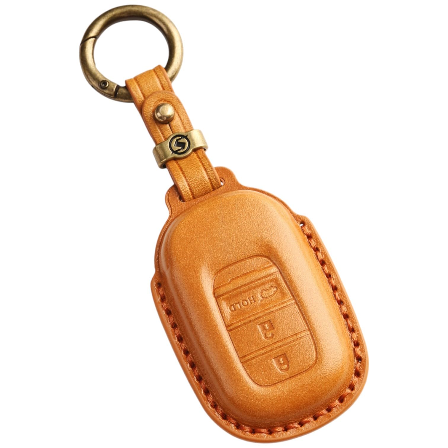 

Новый чехол для ключа ZRV VEZEL Корпус ключа 2023 Последний чехол для ключа Премиальная натуральная кожа 3 кнопки A [smasol] ZR-V (3D / Верблюжий)