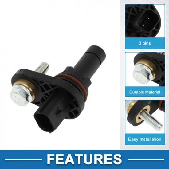 Kurbelwellensensor für Chevy Malibu 36 2008-2009 Nr. 12590991 1 Stück Schwarz