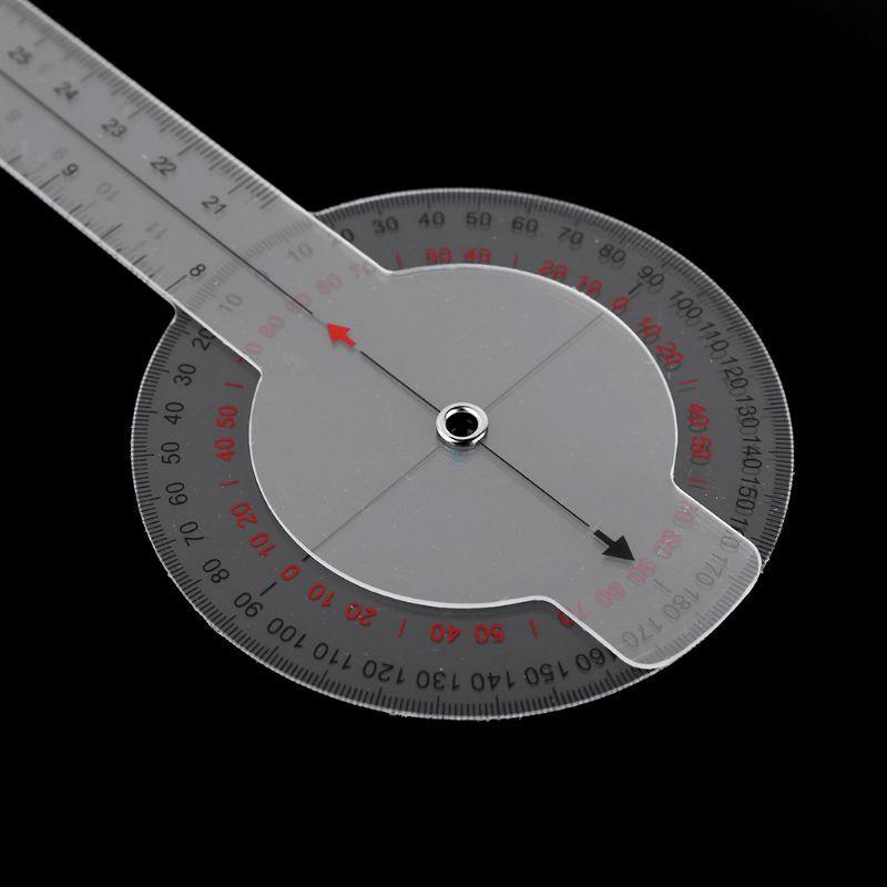 13inch 33cm Goniometer Medical Joint Ruler Calibrated Orthopedics Angle Rule Spinal Finger Angle Ruler Protractor