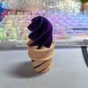 3D Printed Toys Simulation Spiral Sweet Tube Model Realistic Artificial Food Model Fake Food Dessert Decompression Decorative