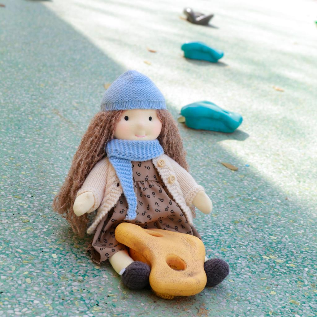 BlissfulPixie Waldorf Handmade Juliet Cute Plush Toy for Perfect for Kids Doll, Doll, 30cm, Soft, Girls,