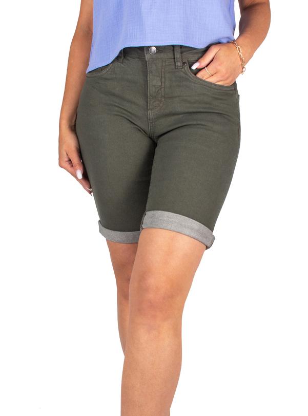 Krótkie Spodenki Jeansowe Szorty Damskie Elastyczne Bermudy Modne 46 3Xl