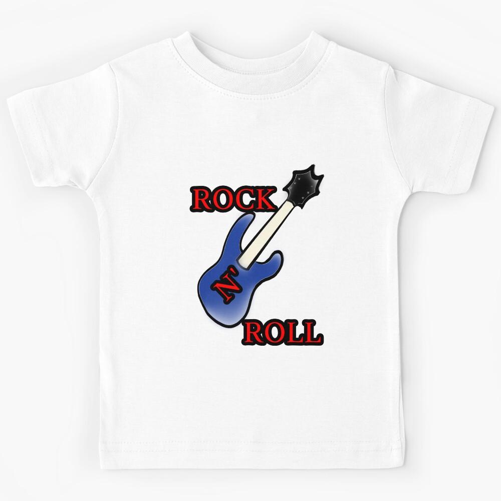 Rock N Roll Guitar Kids T-Shirt 140