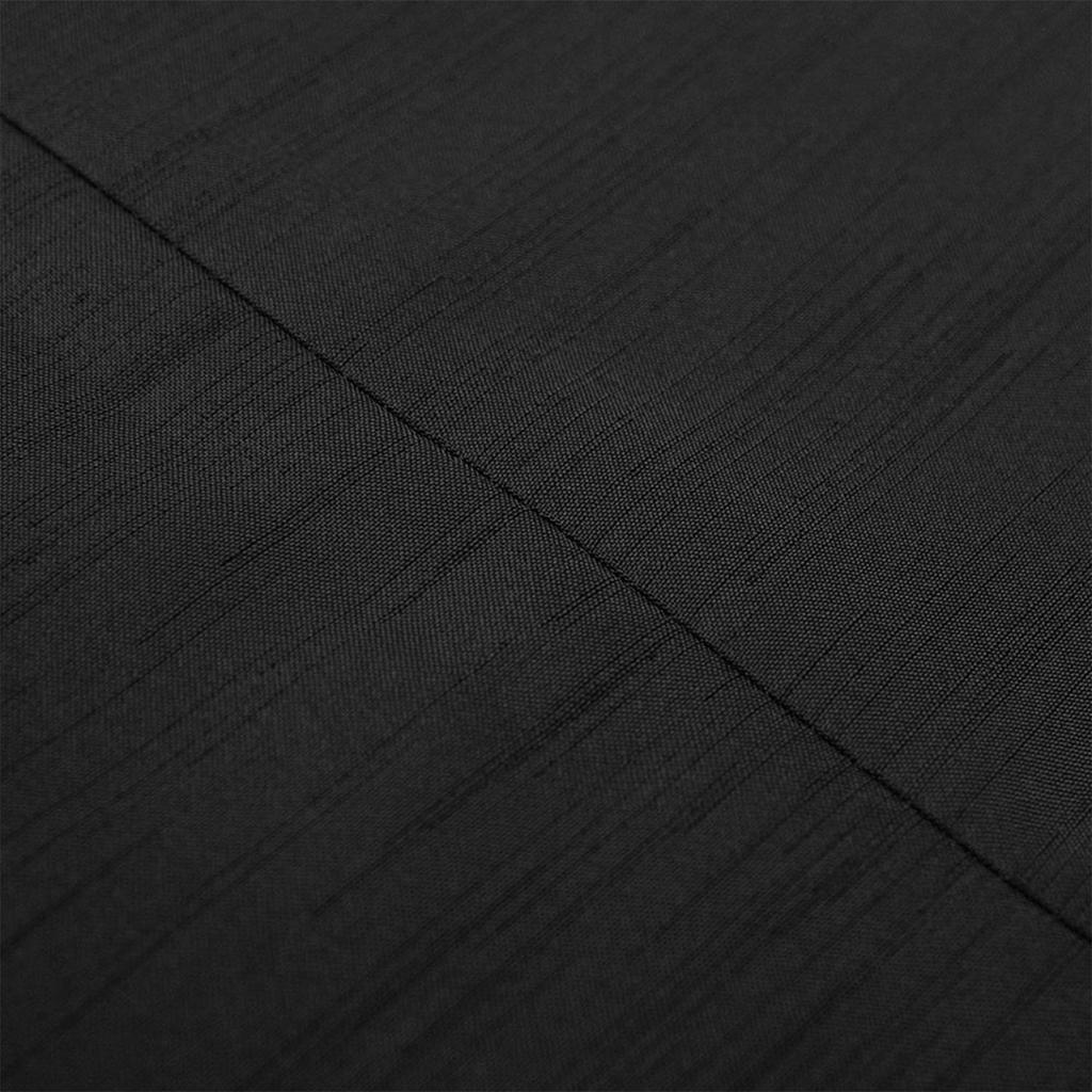 Washable Tsumugi Single [KYOETSU] Haori, Plain, Fabric, Piece, Men's (M, Black)