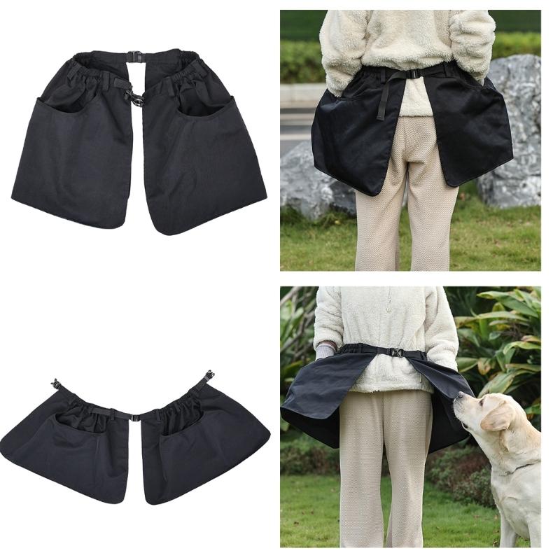 Grembiule da vita per addestramento cani, snack per cani, tasca, marsupi, gilet da addestratore cani, borsa per snack da addestramento