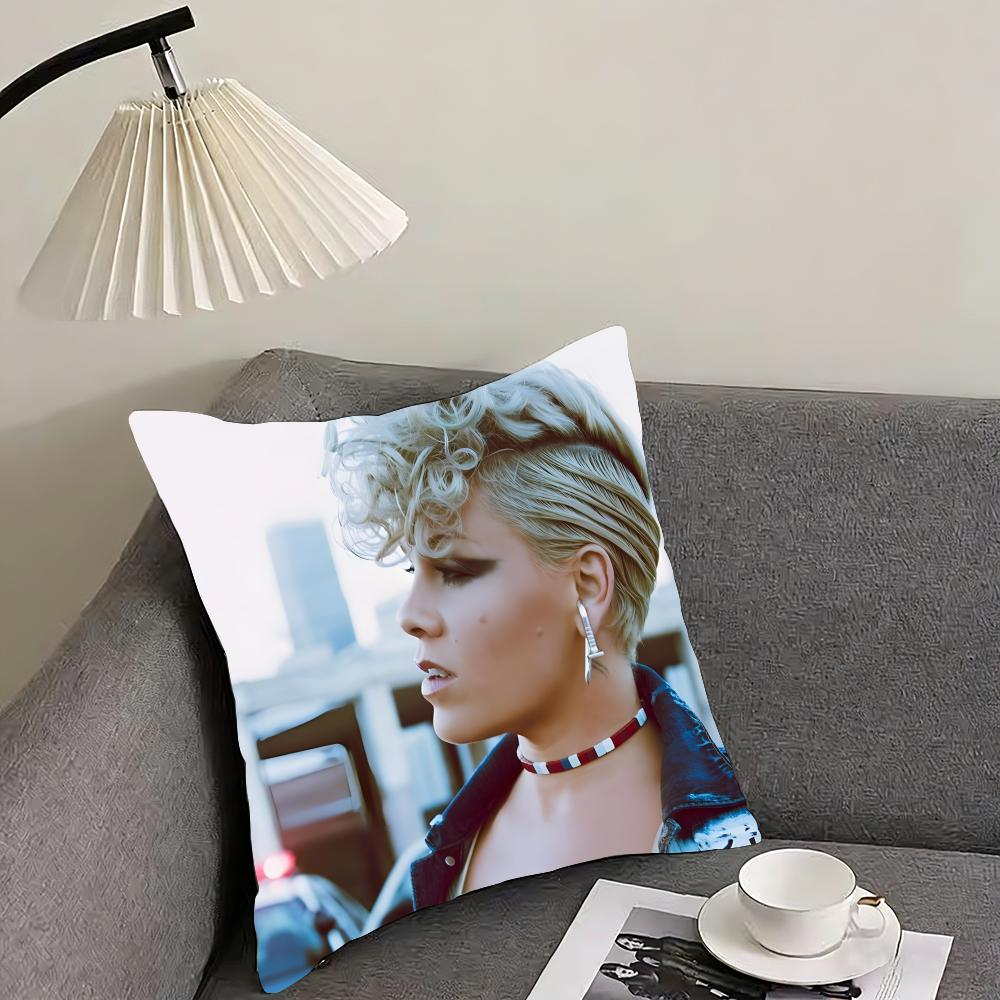 

PPink TTrustfall Singer Cushion Cover Pillowcase Ultra Soft Skin Friendly Fabric Cloud Like Comfort Concealed Zipper 30x30cm