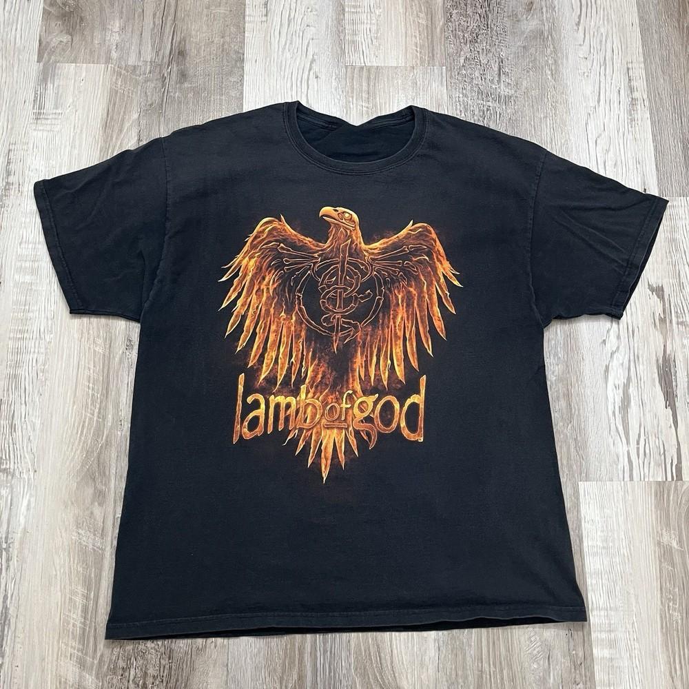 Lamb of God Band Black Heavy Metal T-shirt All S to 5XL NE563 Unisex T-Shirt XXL