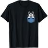 Cute Pocket Alaskan Malamute Lover Dog Mom T-Shirt(1)