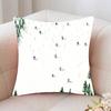 Vintage Maritime Surfing Beach Pillow Case Fashion Square Pillowcase Bedroom Sofa Room Ins Decoration Leisure