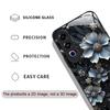 Vintage Floral Stylish Lotus Flower Tempered Glass Phone Case for OnePlus 13R 12 11 10 9 Nord CE4 3 2 Lite ACE2 ACE3 Pro Covers