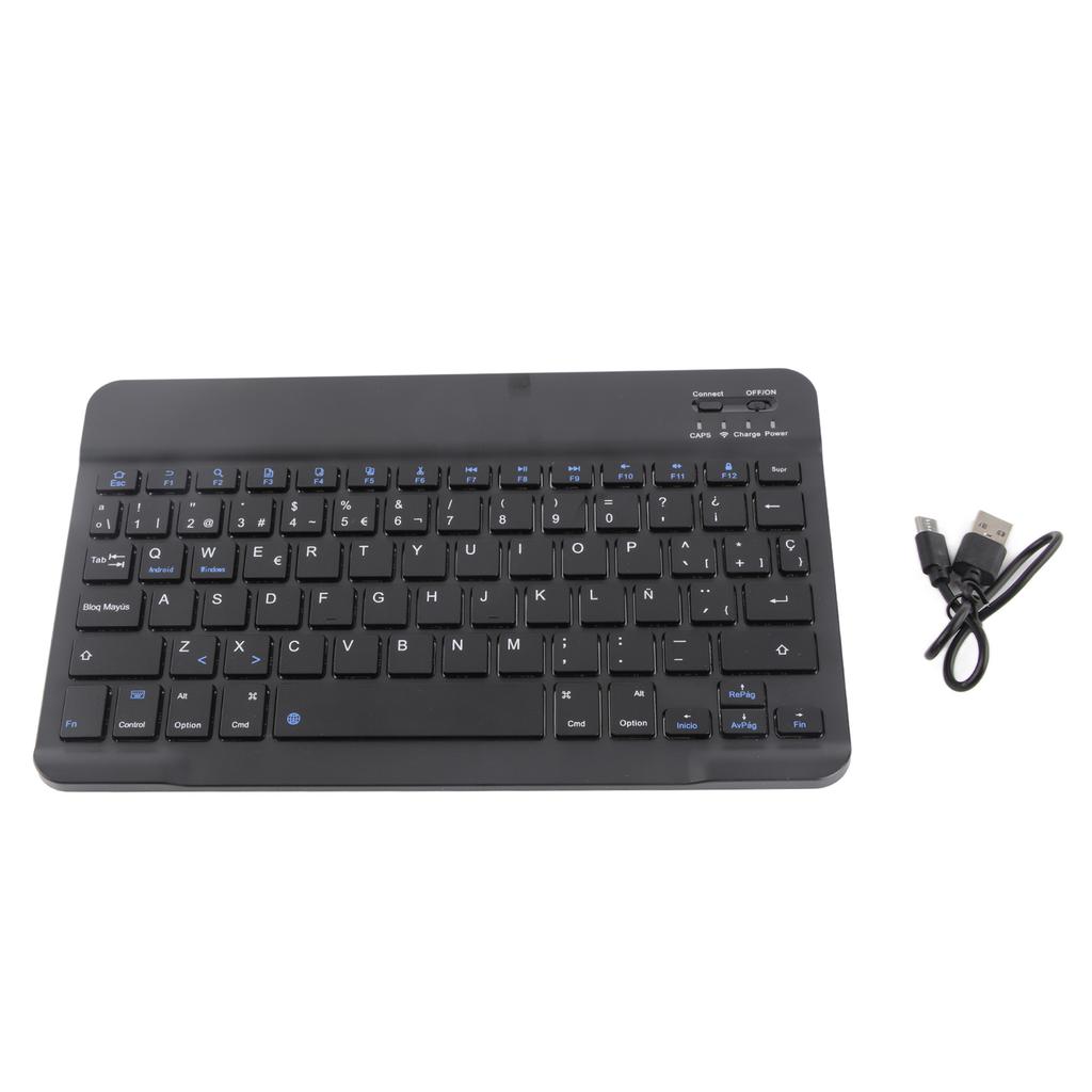 Mini přenosný bezdrátový Bluetooth 3.0 španělský touchpad klávesnice pro IOSAndroid