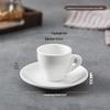 Retro Keramik Kaffeetasse und Untertasse Set