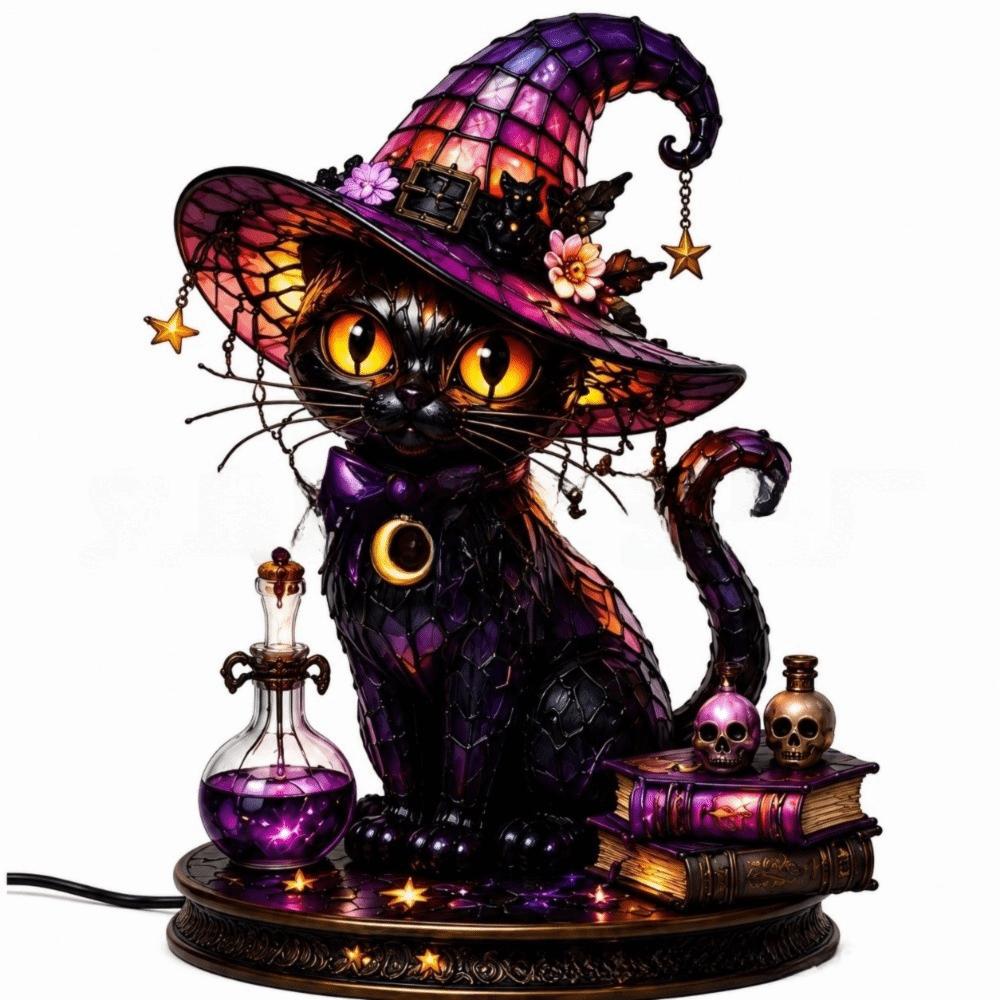 Home Decoration Halloween Lamp Cat Bird Desktop Lights Home Ornaments Night Light  Bedside