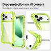 Applicable To iPhone17ProMax Lanyard Mobile Phone Case Apple 16 Four-corner Air Cushion Anti-drop Protective Cover 15 Three-in-one